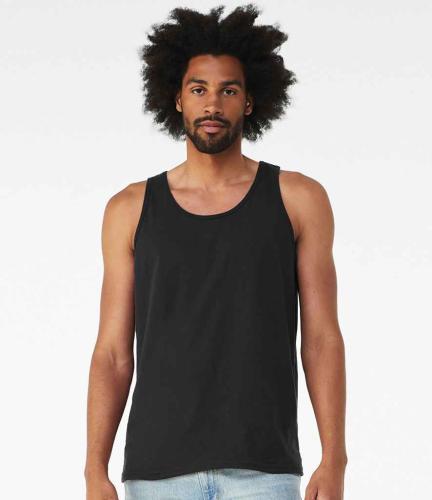 Canvas Unisex Jersey Tank - Black - L